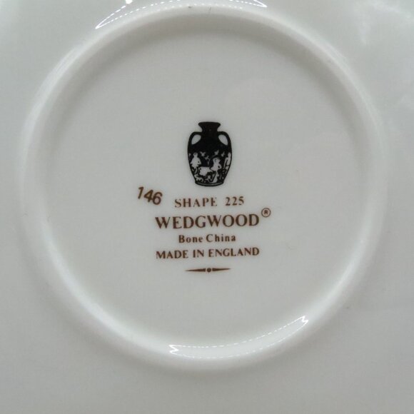 Wedgwood Solar Saucer Orphan Replacement White Shape 225 - Picture 2 of 2
